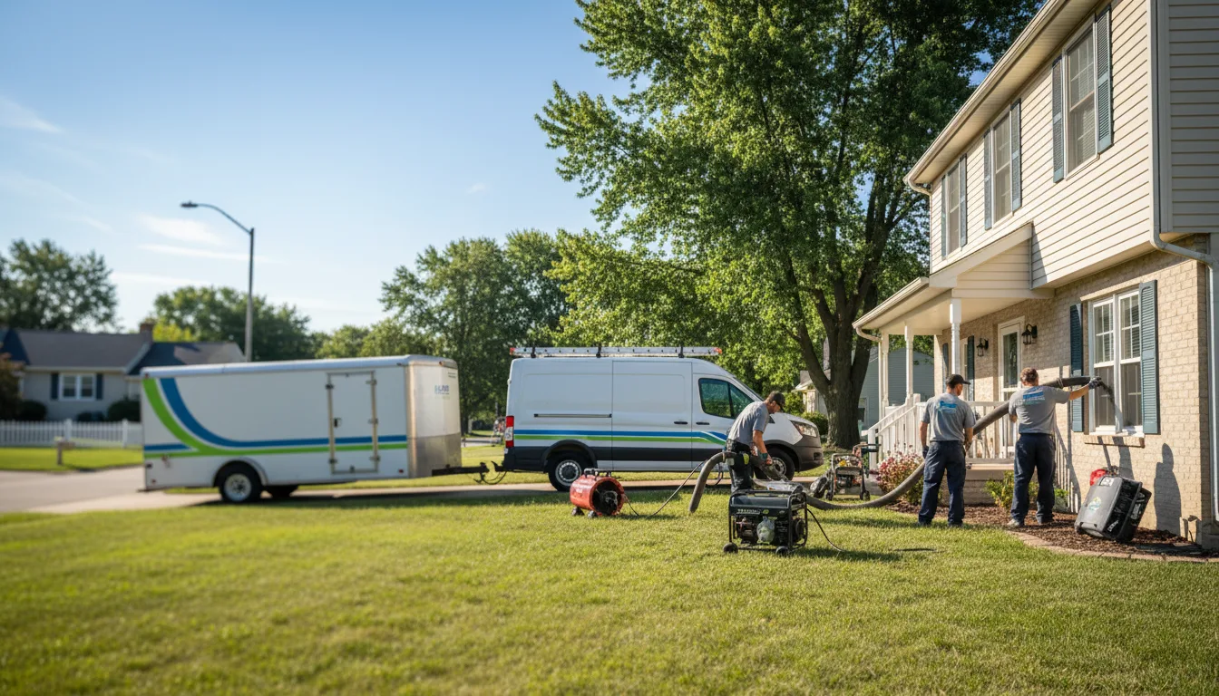 Flooded Basement Restoration And Cleanup With Repair in Payson, IL near me